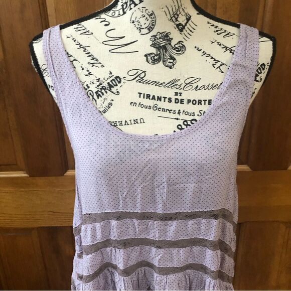 Intimately Free People Voile & Lace Trapeze Slip Dress - Picture 3 of 8